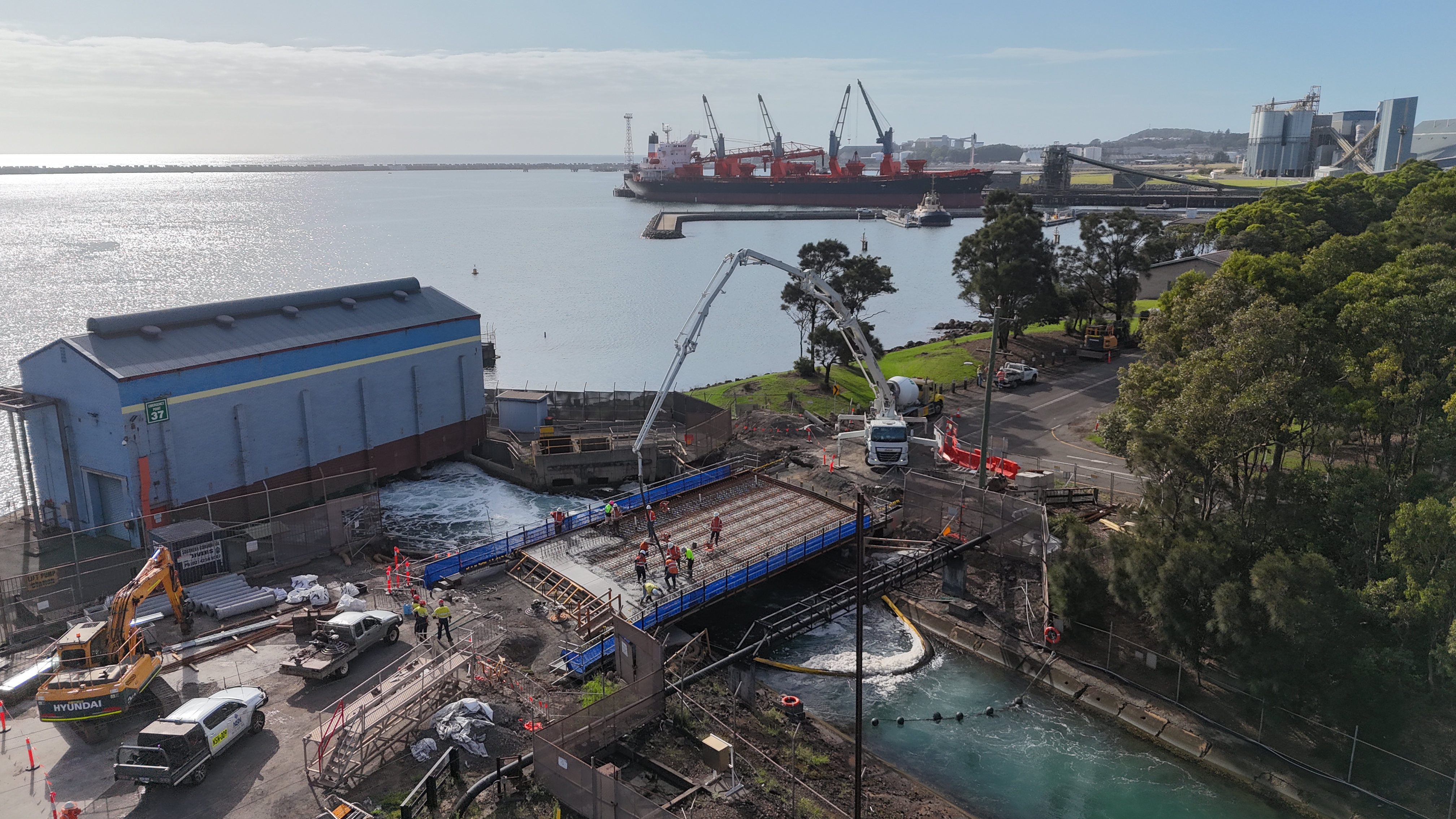 Christy Drive Bridge — Port Kembla — civil engineering Port Kembla, NSW